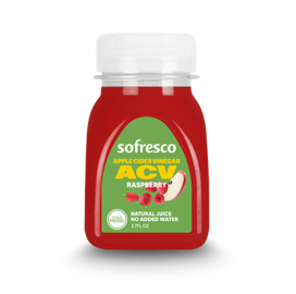 Apple Cider Vinegar Raspberry Shot 3.7oz | Cold-Pressed Juice