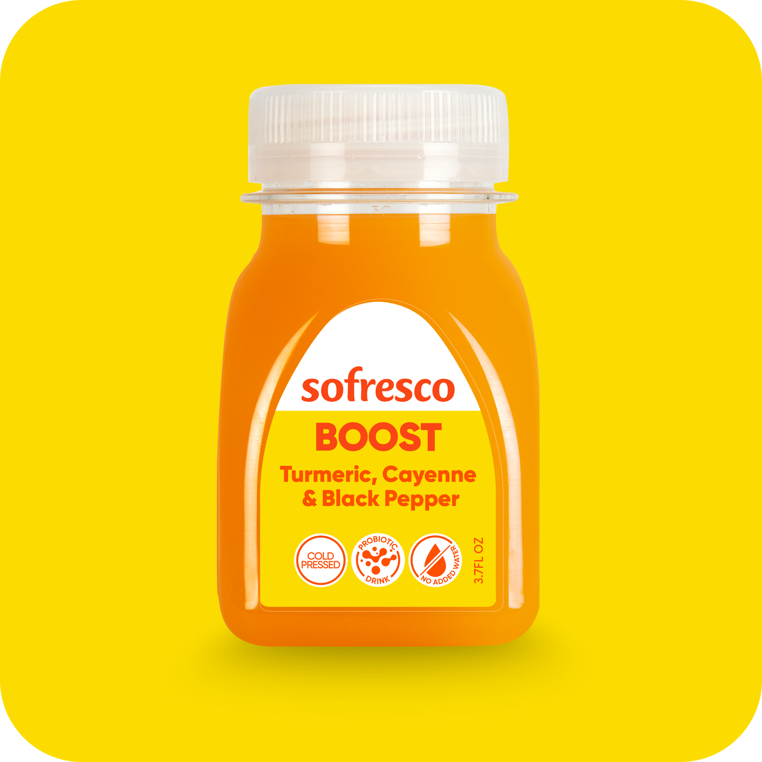 Boost Shot Turmeric Cayenne 3.7oz  | Cold-Pressed Juice