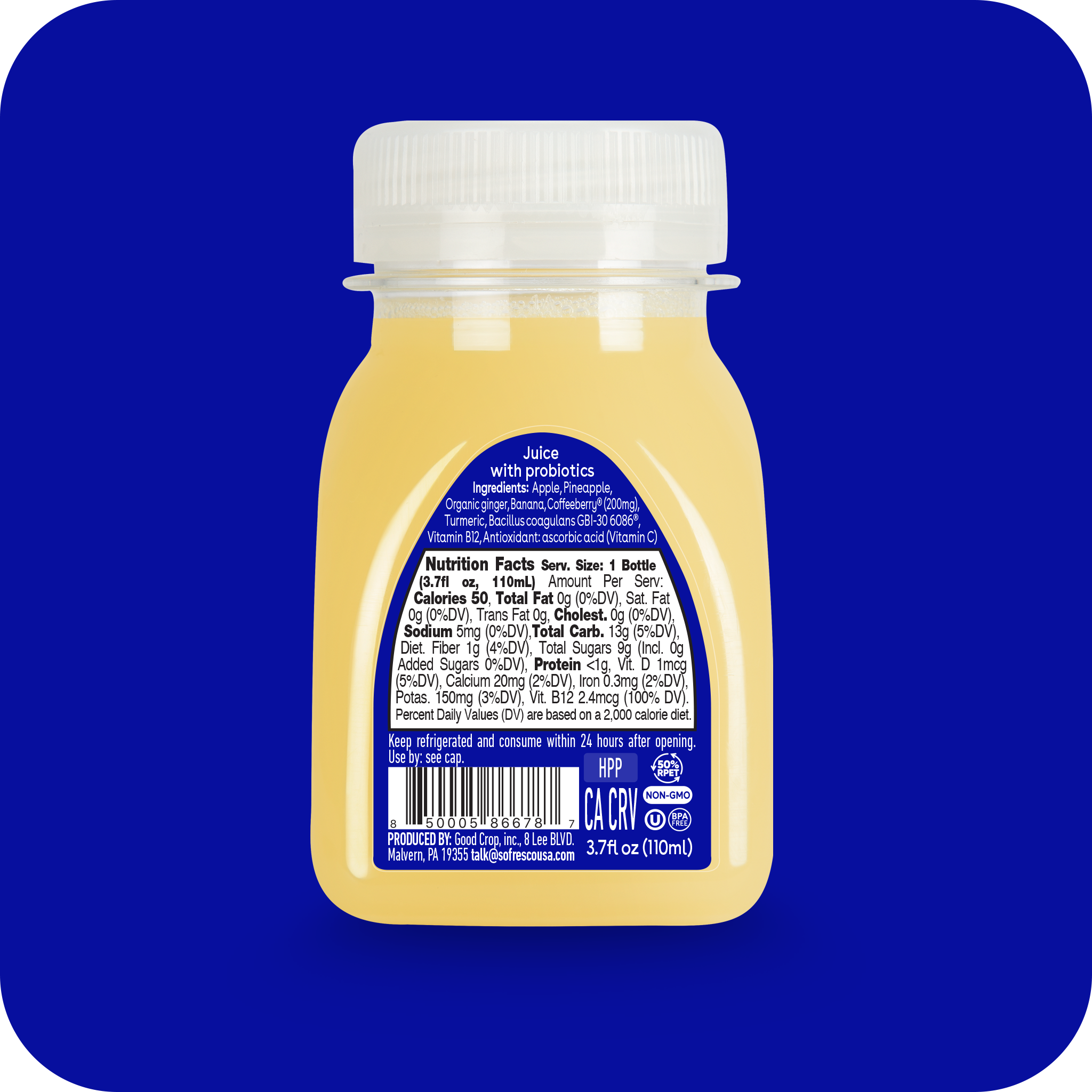 Energy Shot Coffeeberry B12 3.7oz | Cold-Pressed Juice