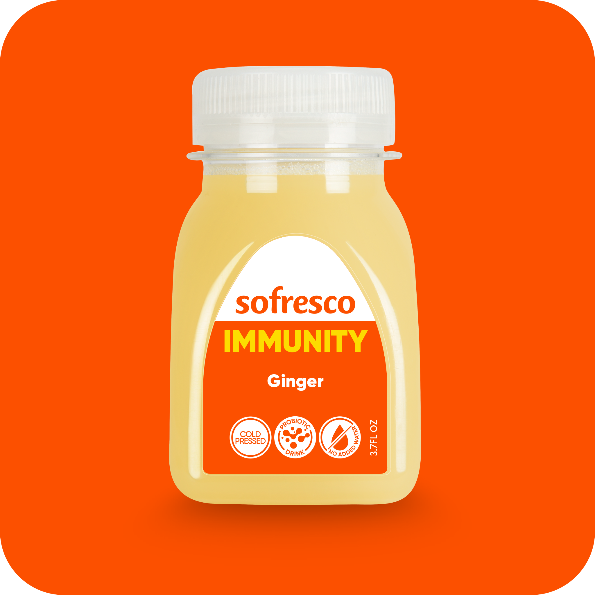 Immunity Shot Ginger 3.7oz | Cold-Pressed Juice