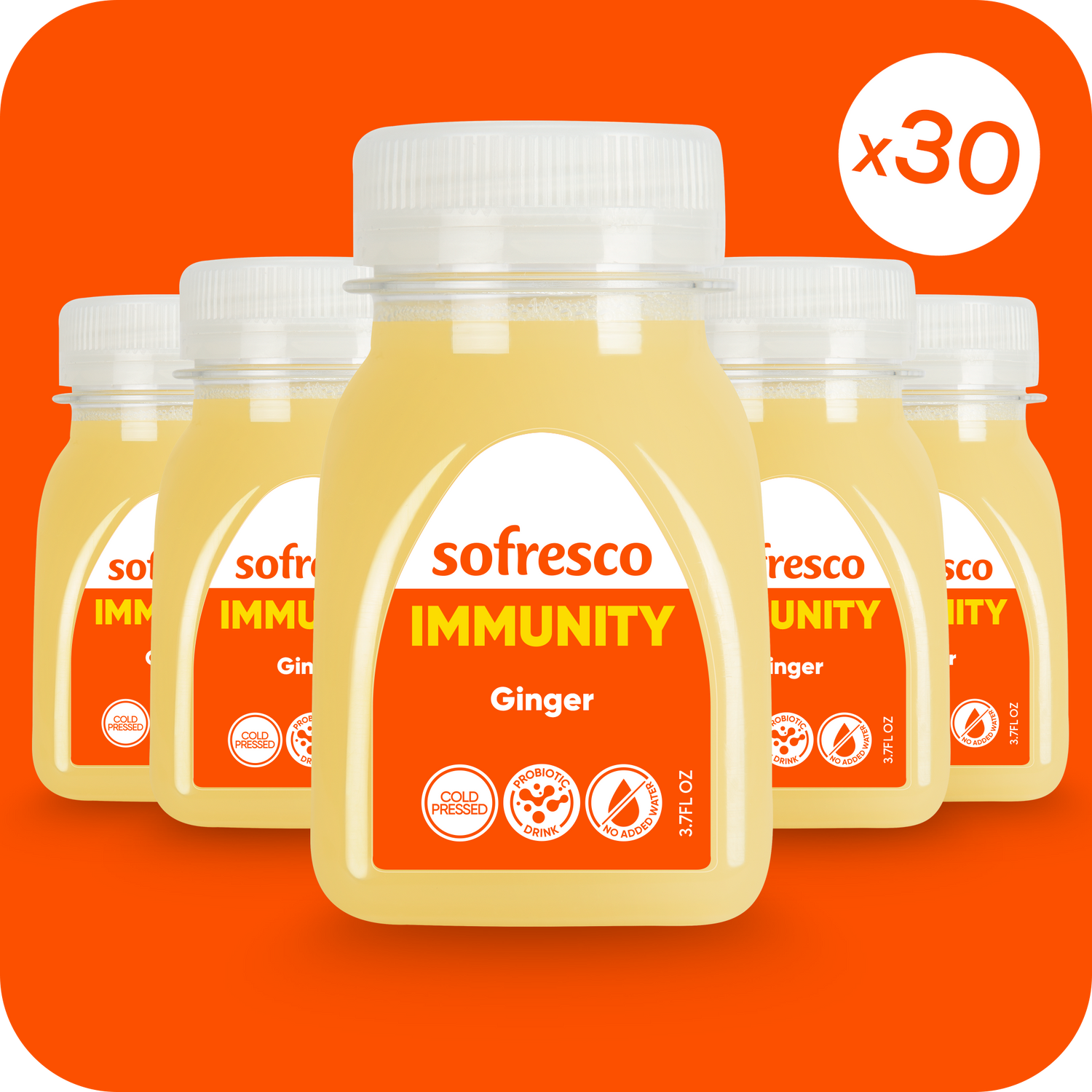 Immunity Shot Ginger 3.7oz | Cold-Pressed Juice