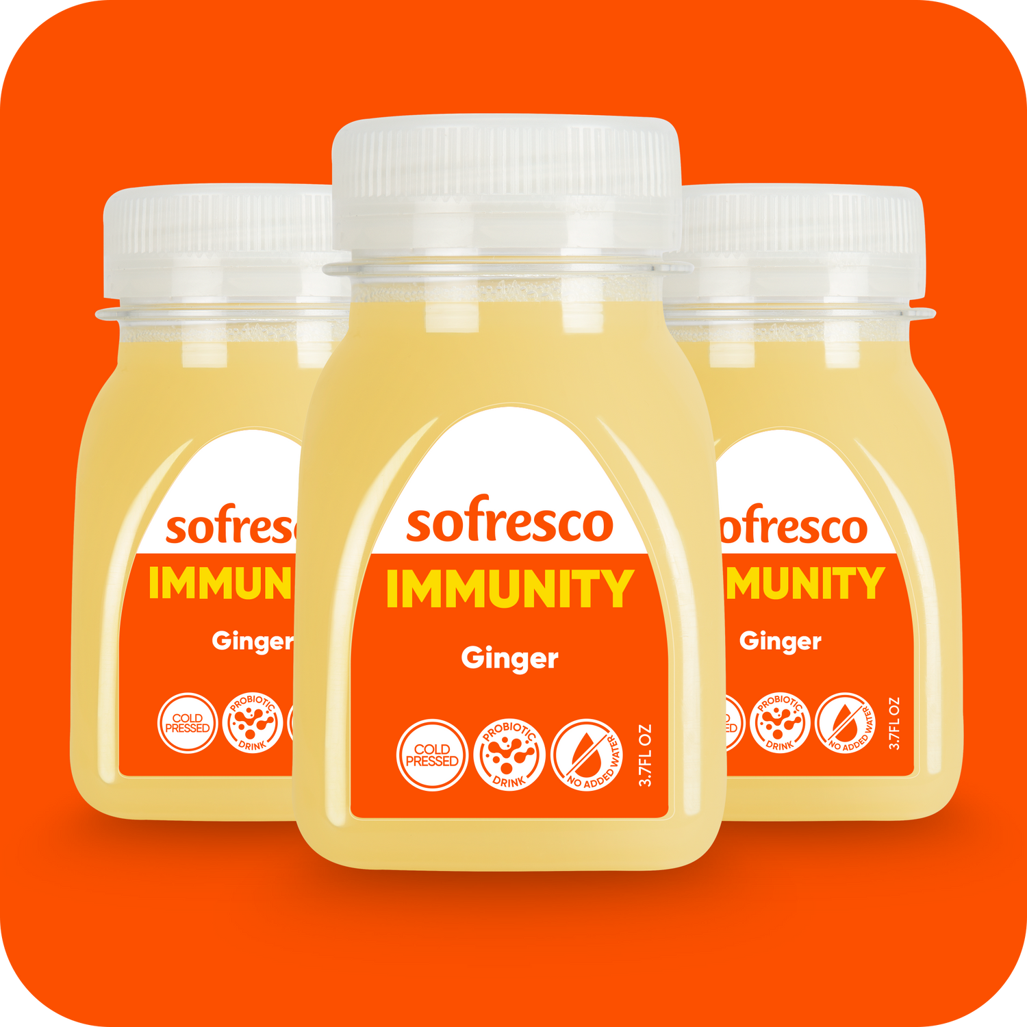 Immunity Shot Ginger 3.7oz | Cold-Pressed Juice