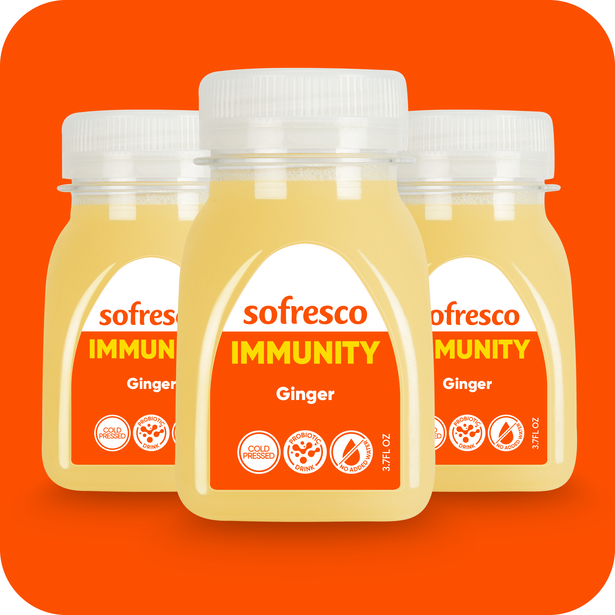 Immunity Shot Ginger 3.7oz | Cold-Pressed Juice