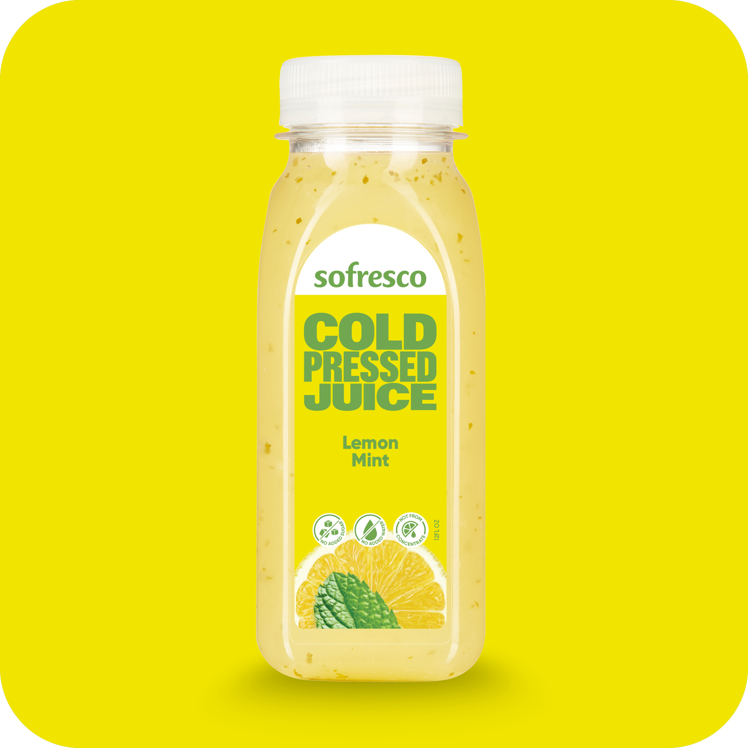 Lemon Mint  12oz  | Cold-Pressed Juice