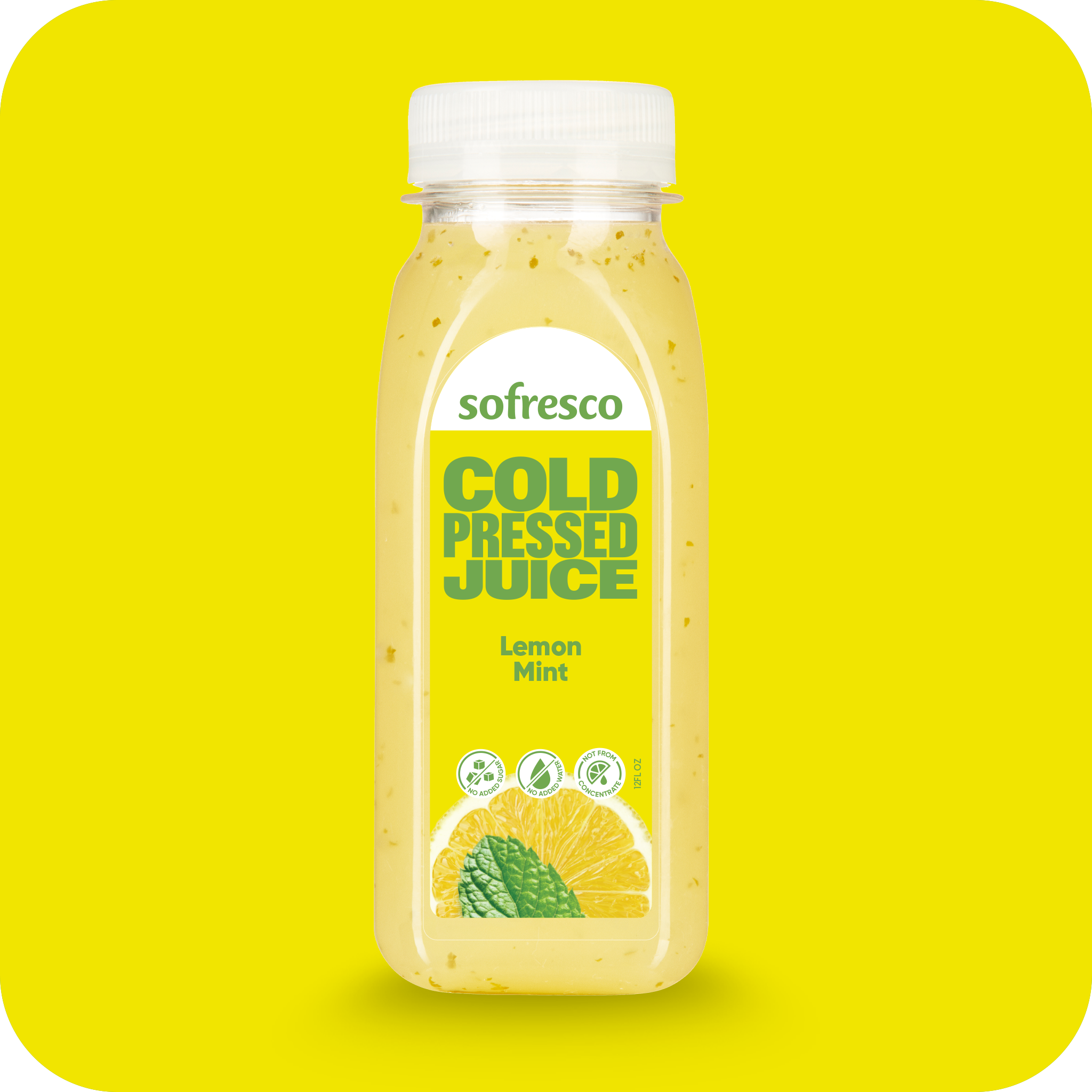 Lemon Mint 12oz | Cold-Pressed Juice