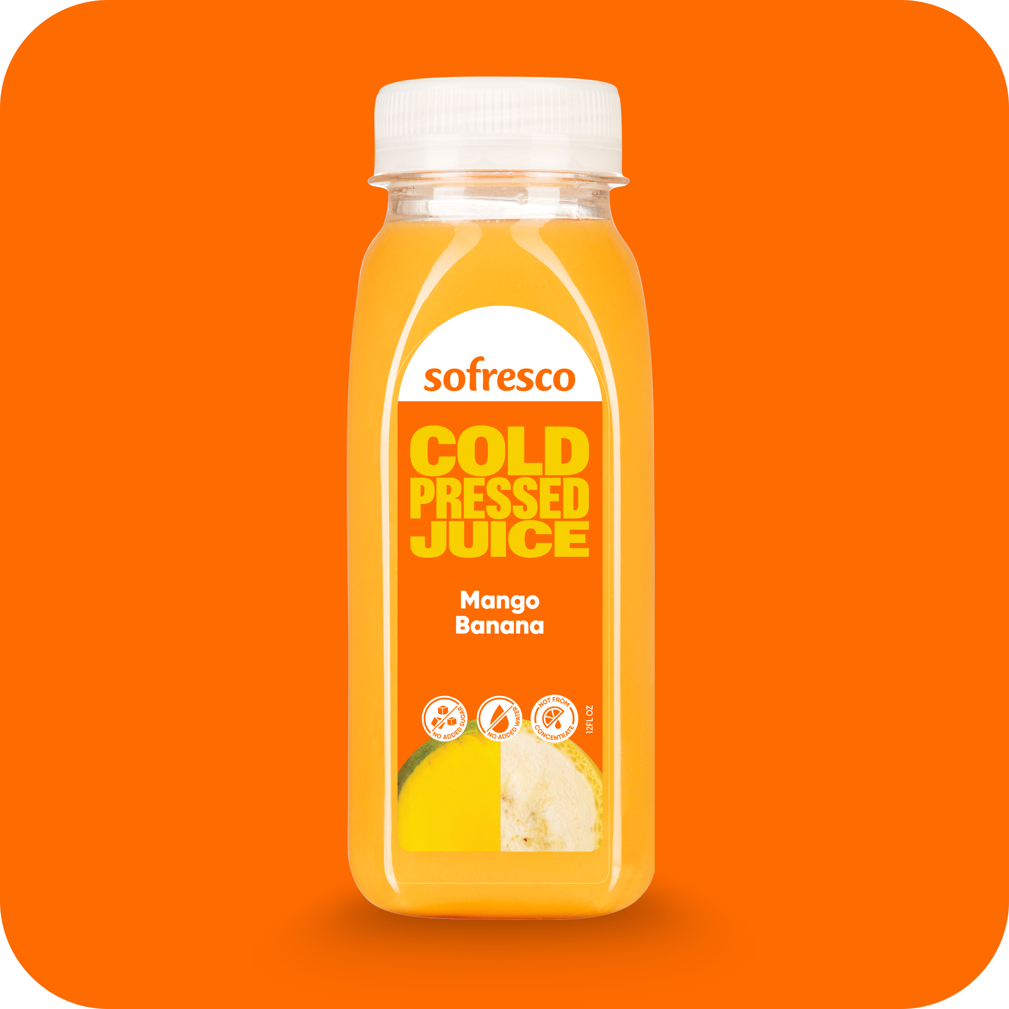 Mango Banana 12oz | Cold-Pressed Juice
