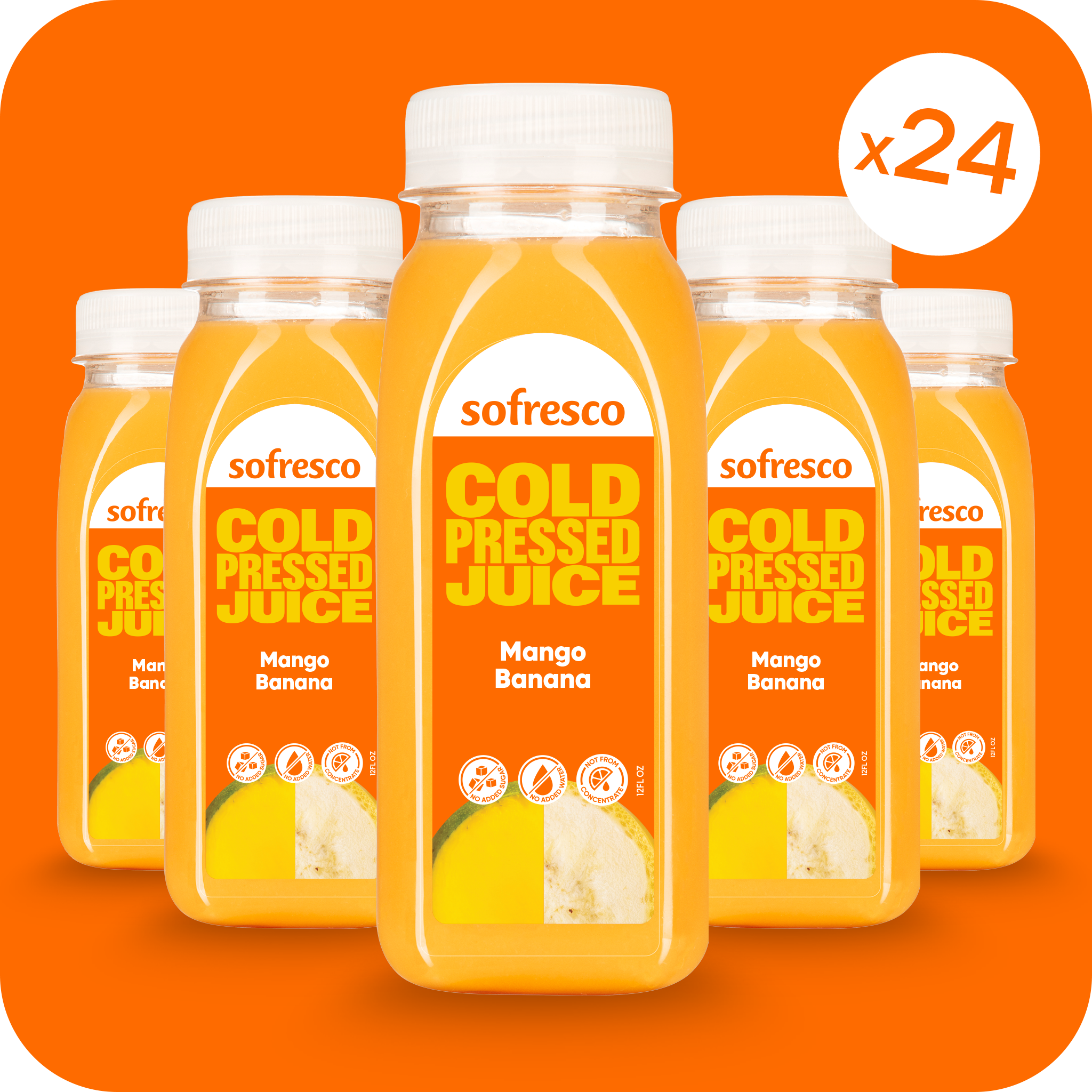 Mango Banana 12oz | Cold-Pressed Juice