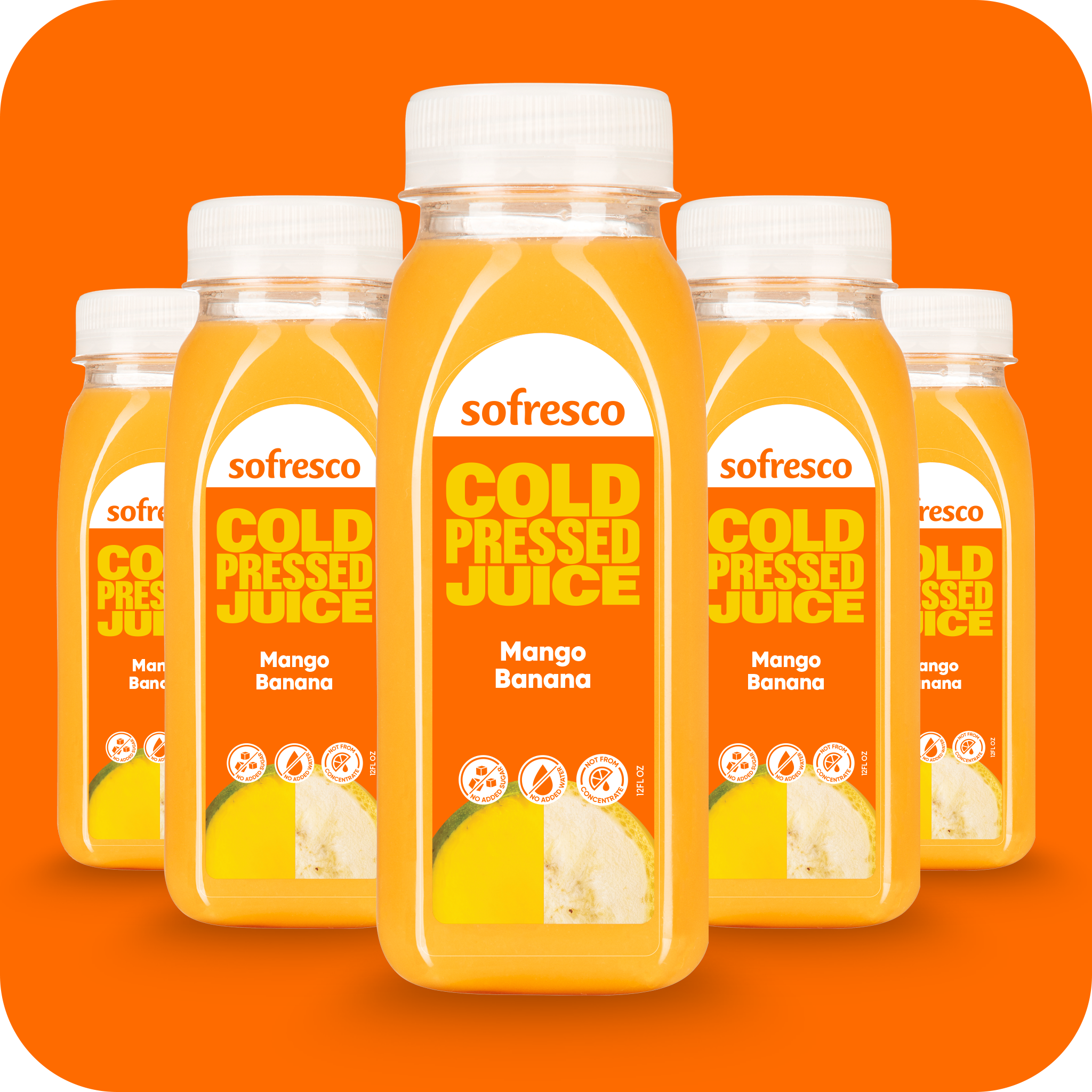 Mango Banana 12oz | Cold-Pressed Juice