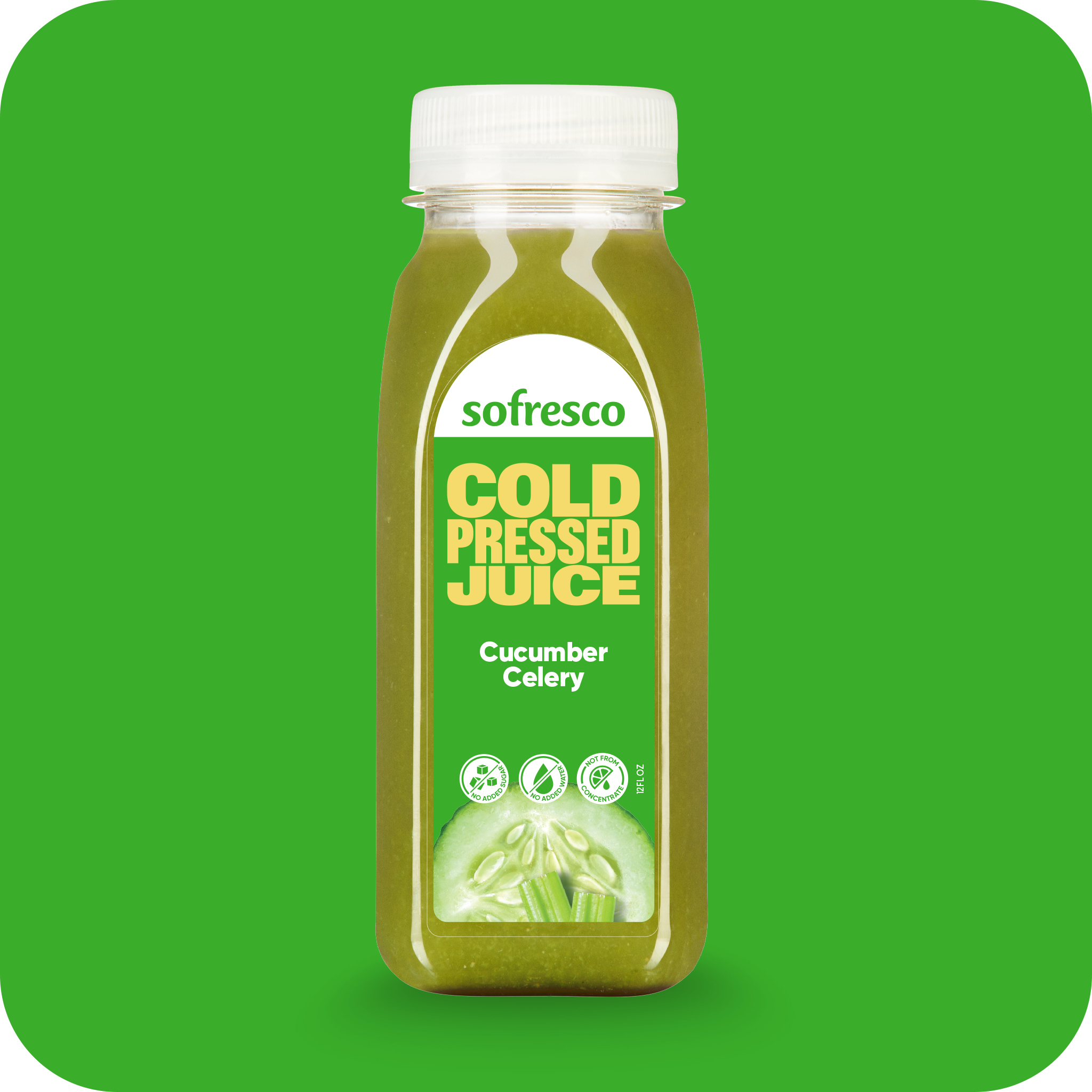 Cucumber Celery 12oz | Cold-Pressed Juice