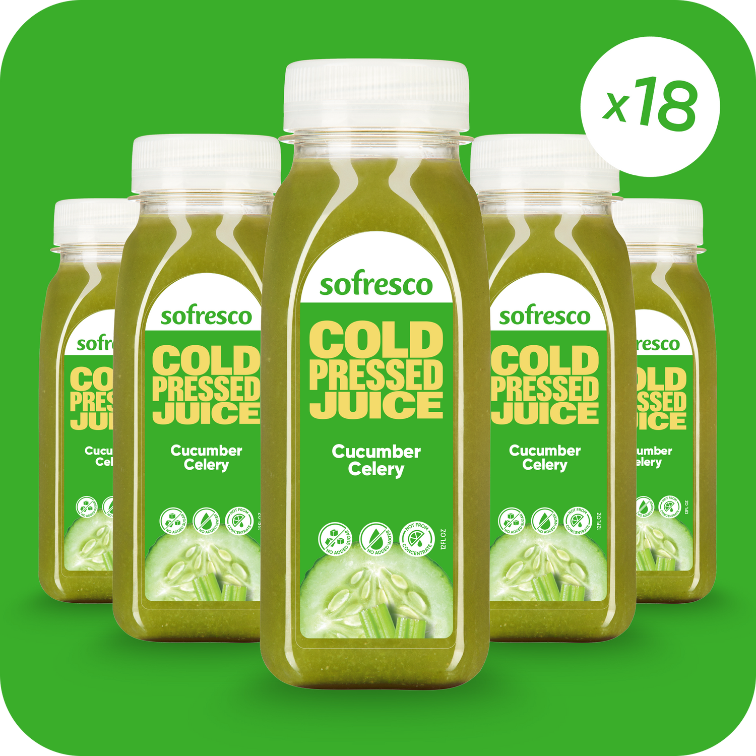 Cucumber Celery  12oz | Cold-Pressed Juice