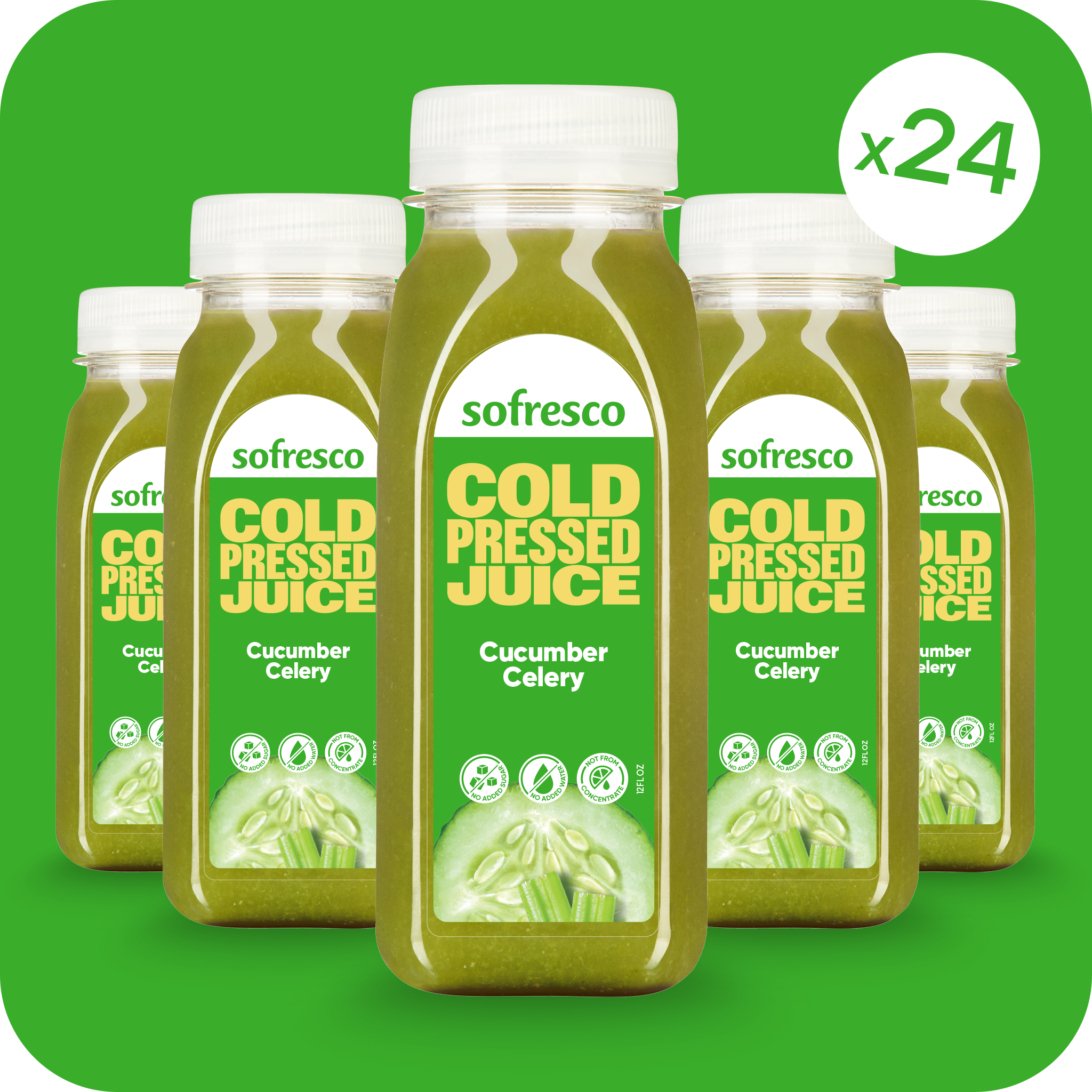 Cucumber Celery 12oz | Cold-Pressed Juice