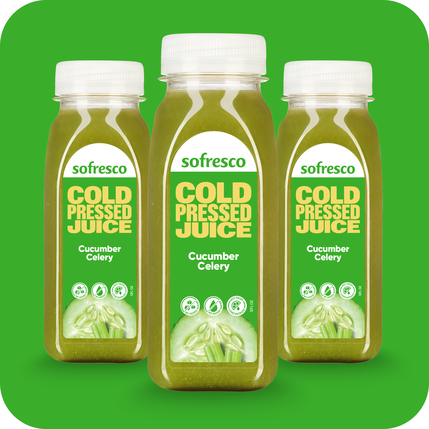 Cucumber Celery  12oz | Cold-Pressed Juice
