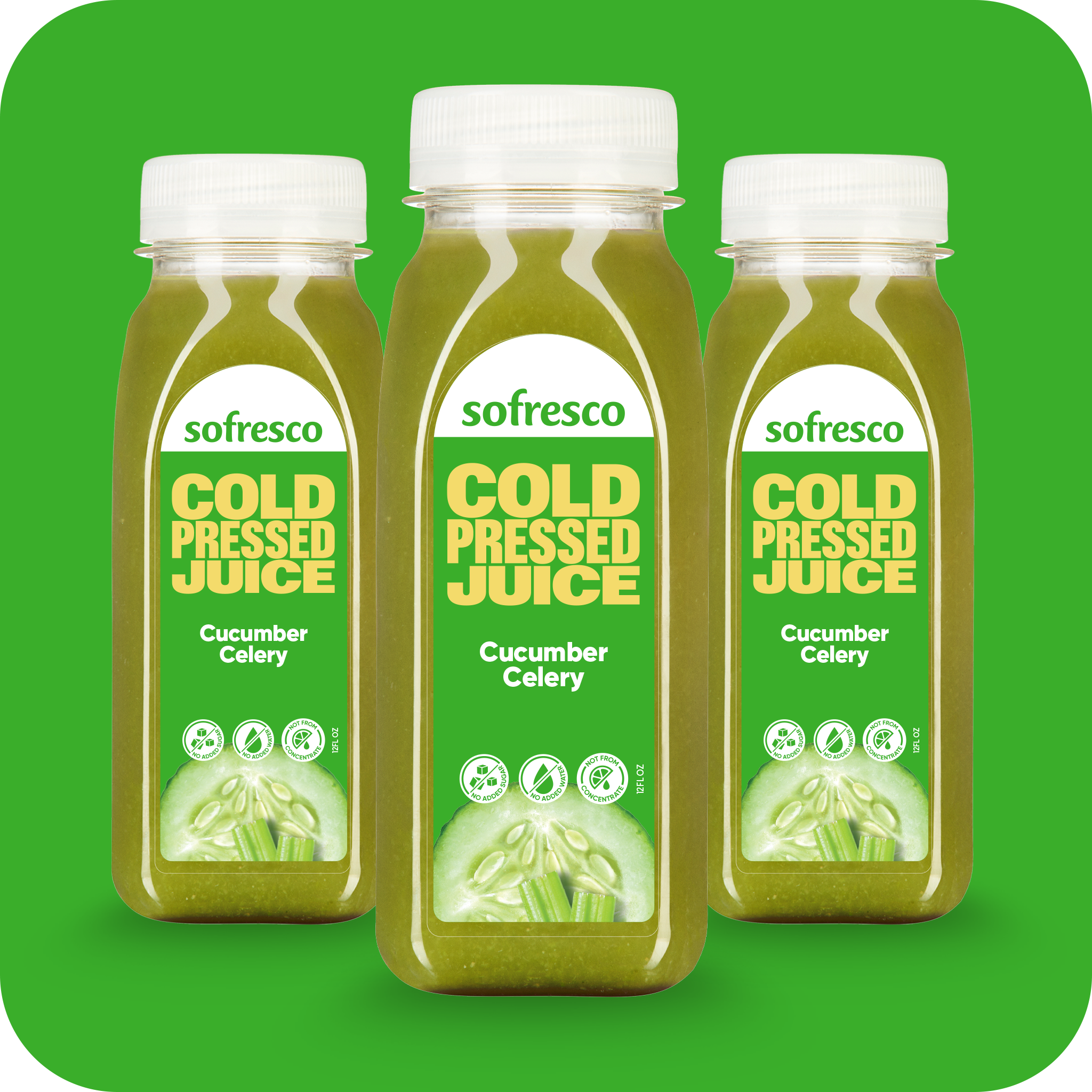 Cucumber Celery 12oz | Cold-Pressed Juice