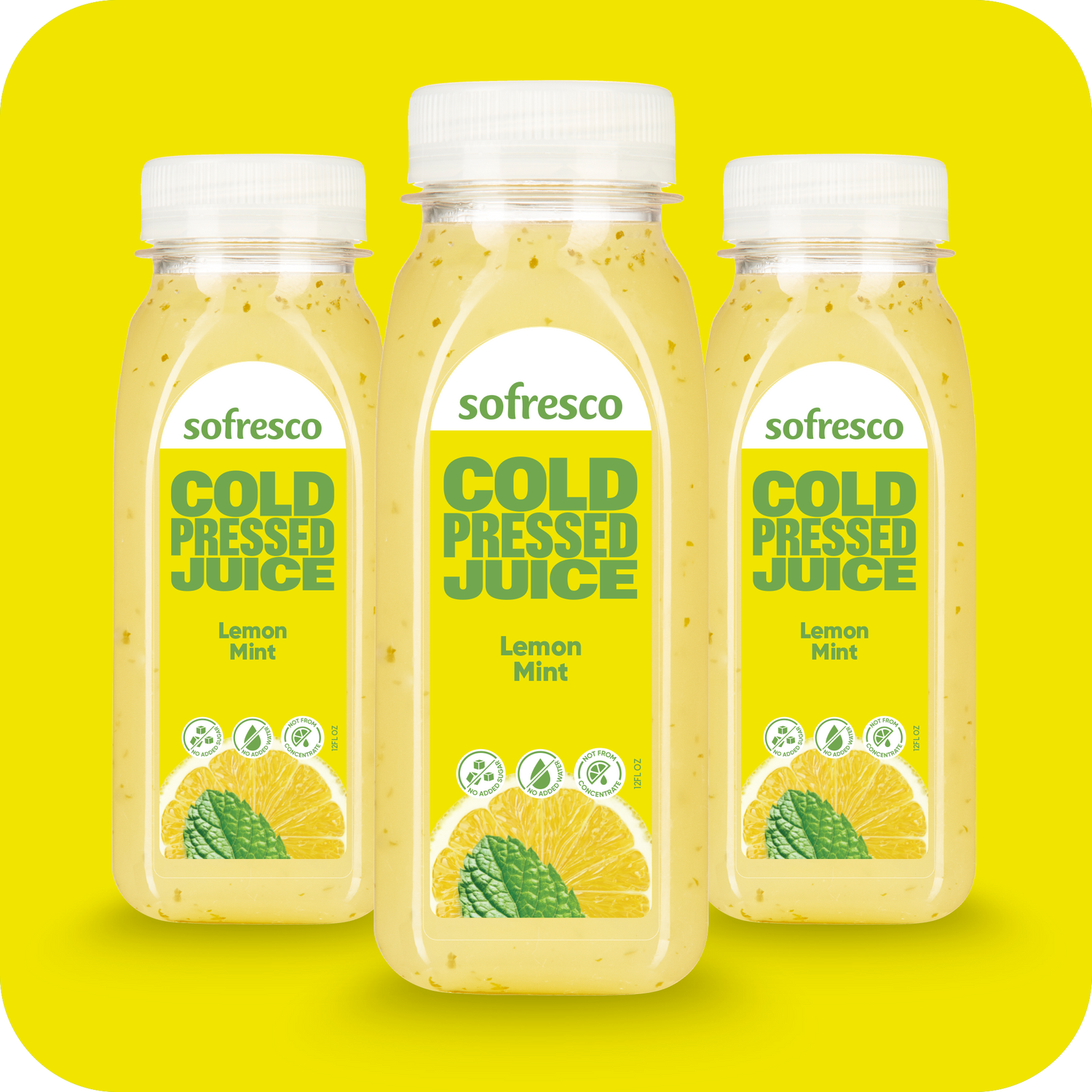Lemon Mint  12oz  | Cold-Pressed Juice