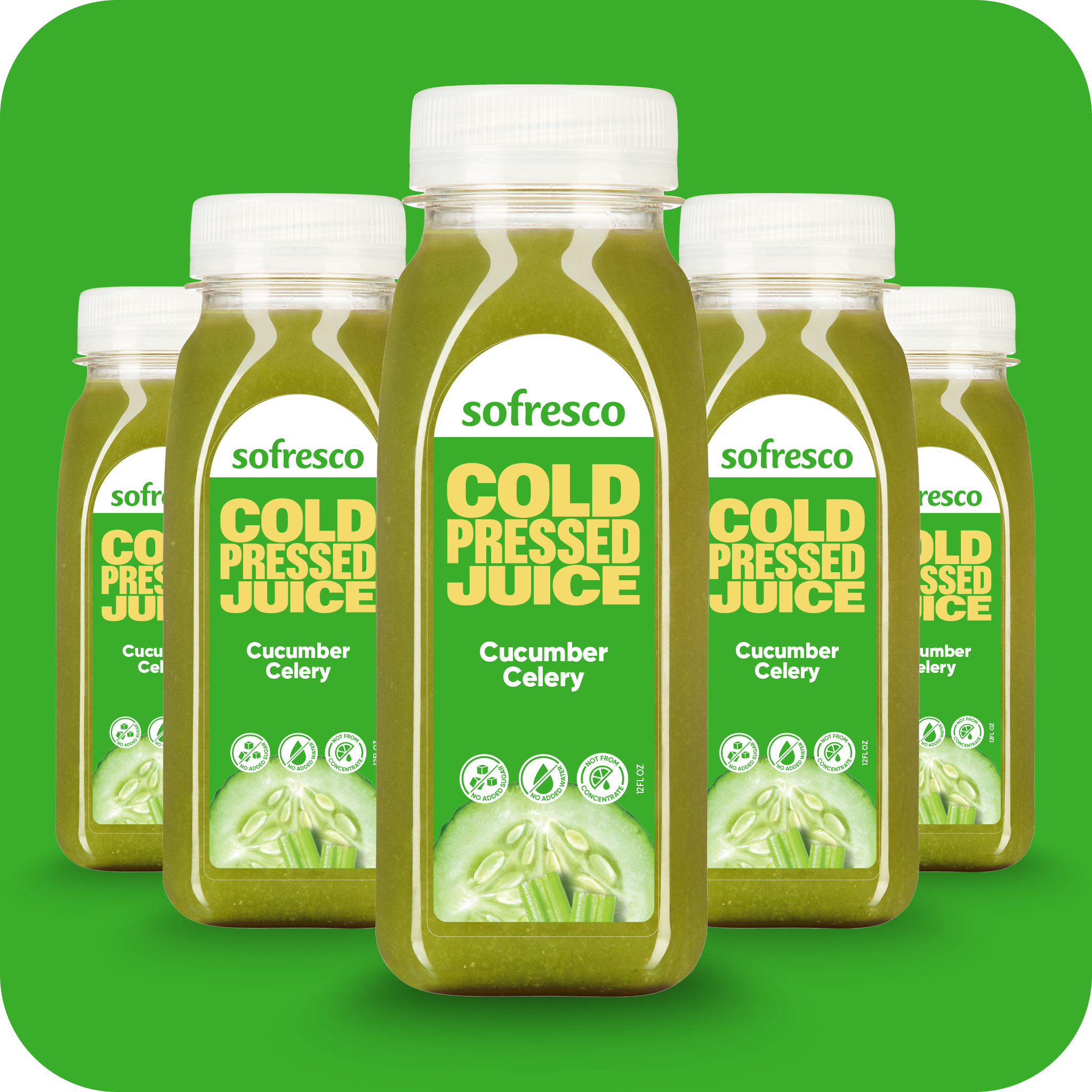 Cucumber Celery 12oz | Cold-Pressed Juice