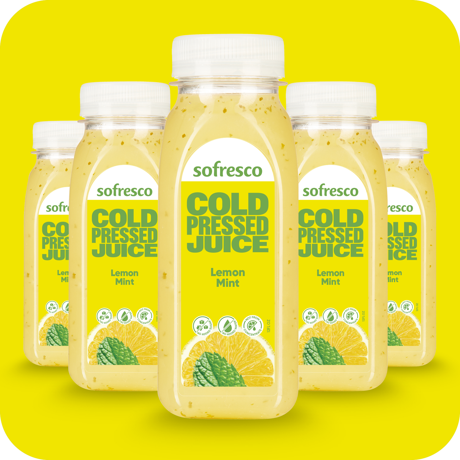Lemon Mint  12oz  | Cold-Pressed Juice
