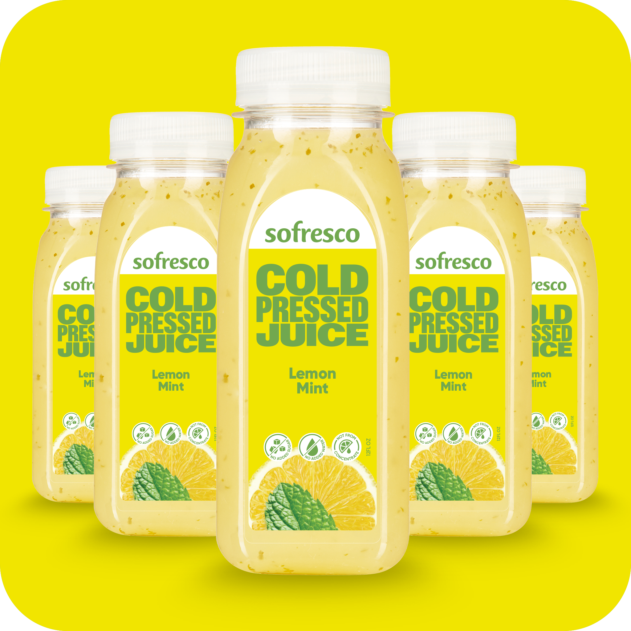 Lemon Mint 12oz | Cold-Pressed Juice