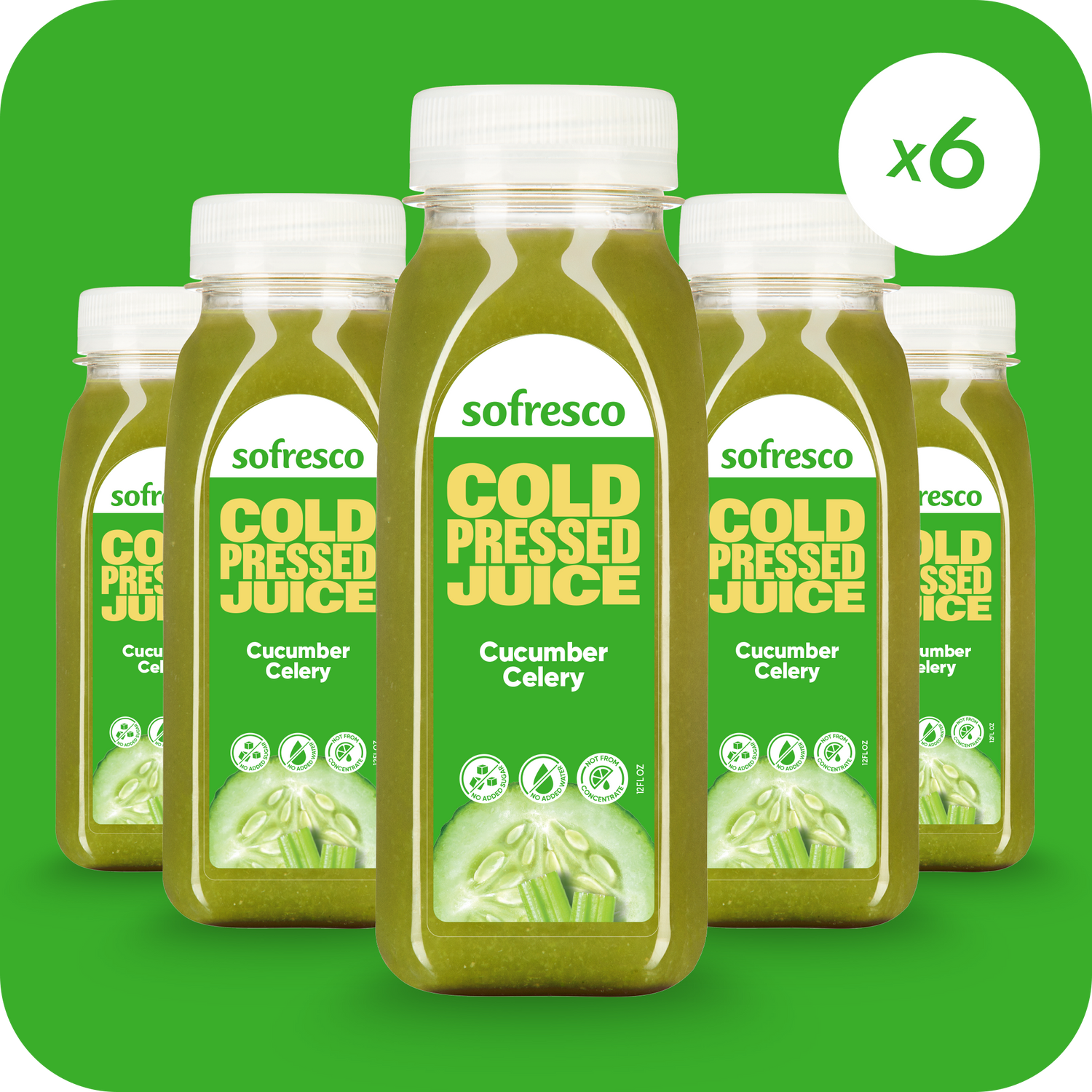 Cucumber Celery  12oz | Cold-Pressed Juice
