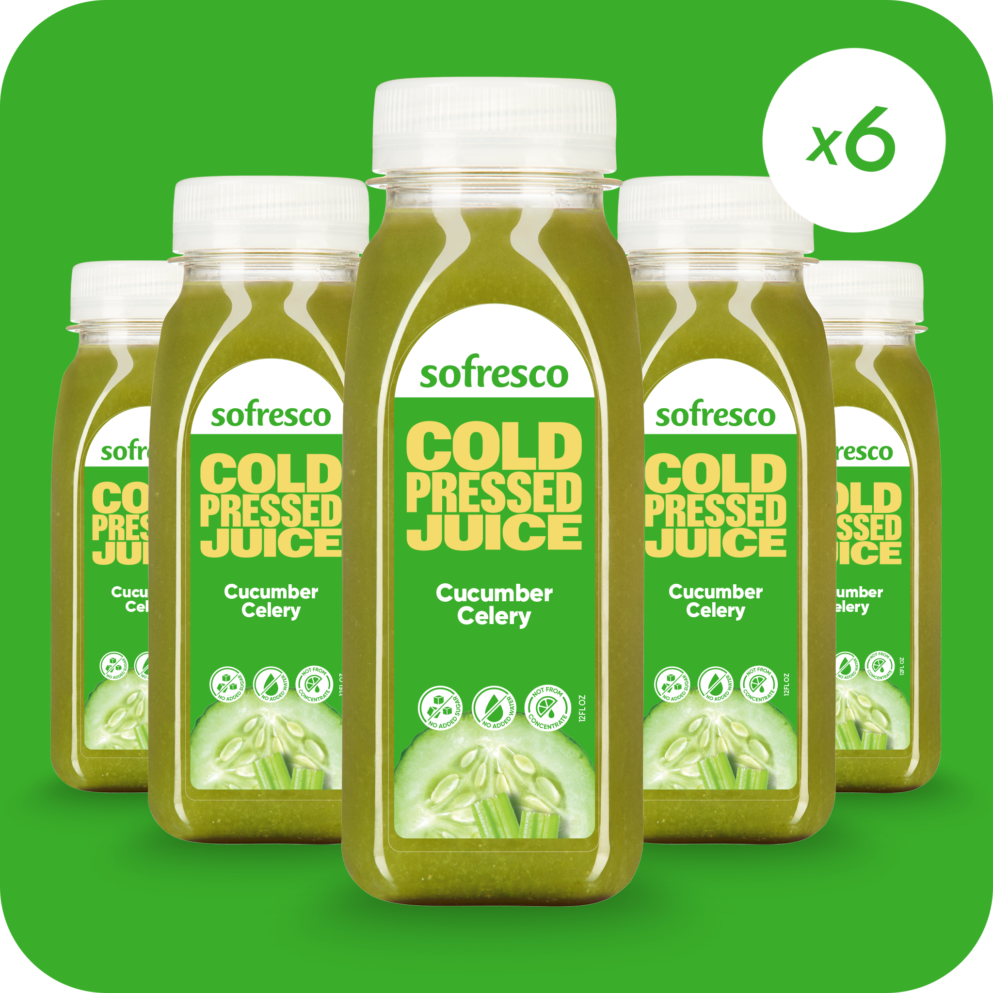 Cucumber Celery 12oz | Cold-Pressed Juice