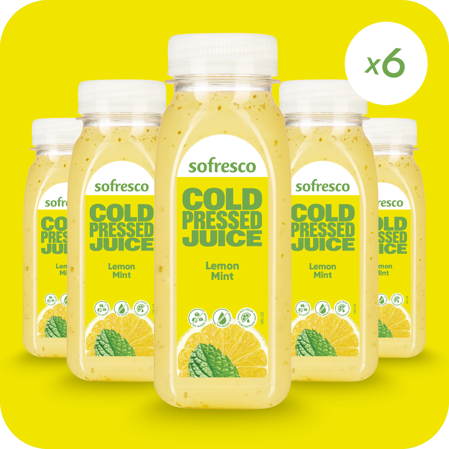 Lemon Mint  12oz  | Cold-Pressed Juice