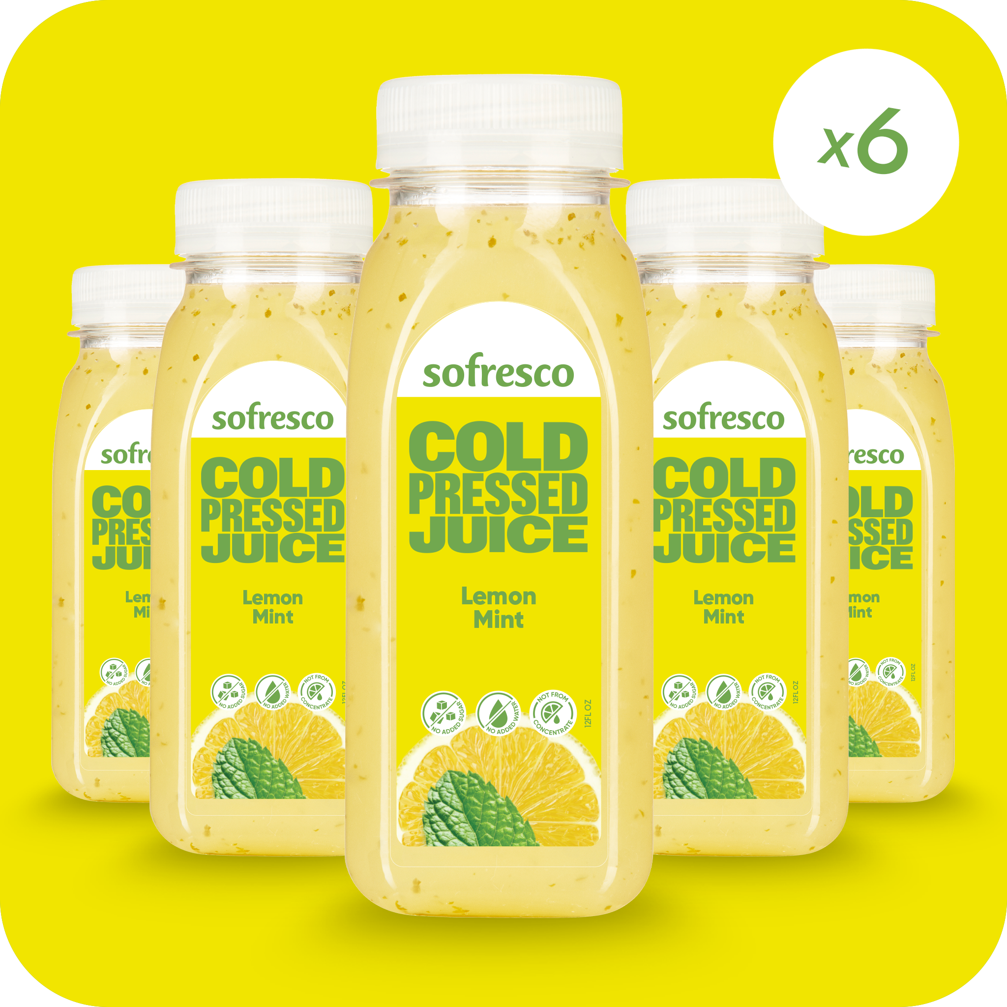 Lemon Mint 12oz | Cold-Pressed Juice