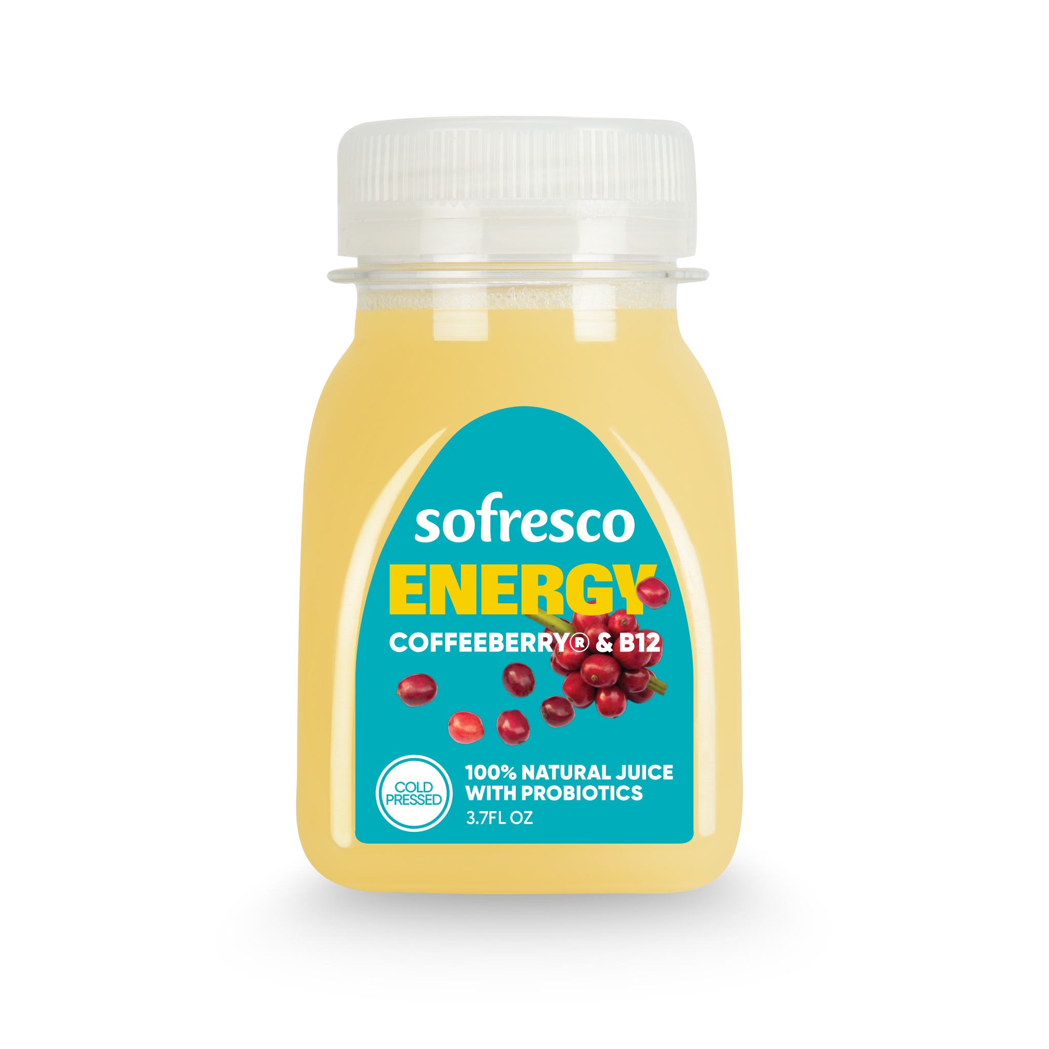 Energy Shot Coffeeberry B12 3.7oz | Cold-Pressed Juice