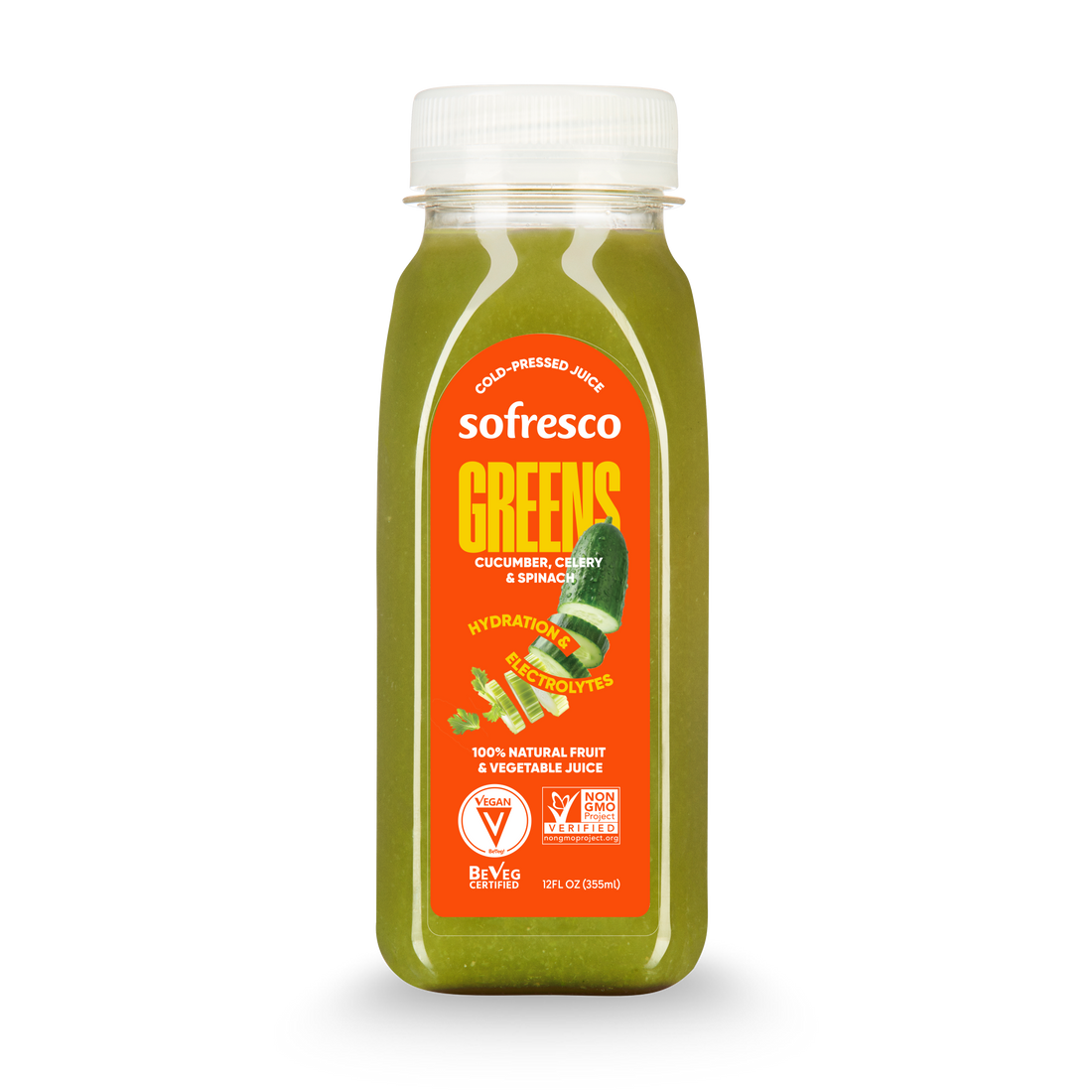 Greens 12oz | Cold-Pressed Juice