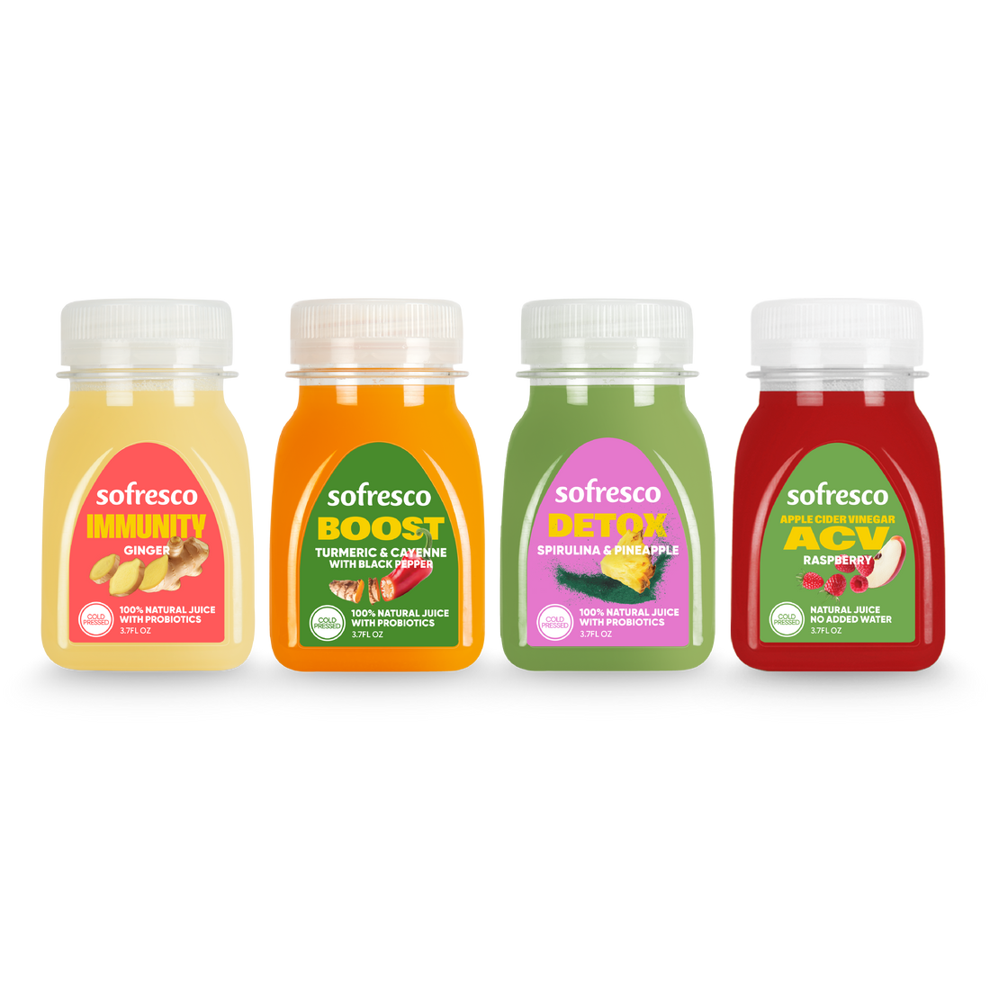 Shot Variety Pack - Immunity, Boost, Detox, &amp; ACV