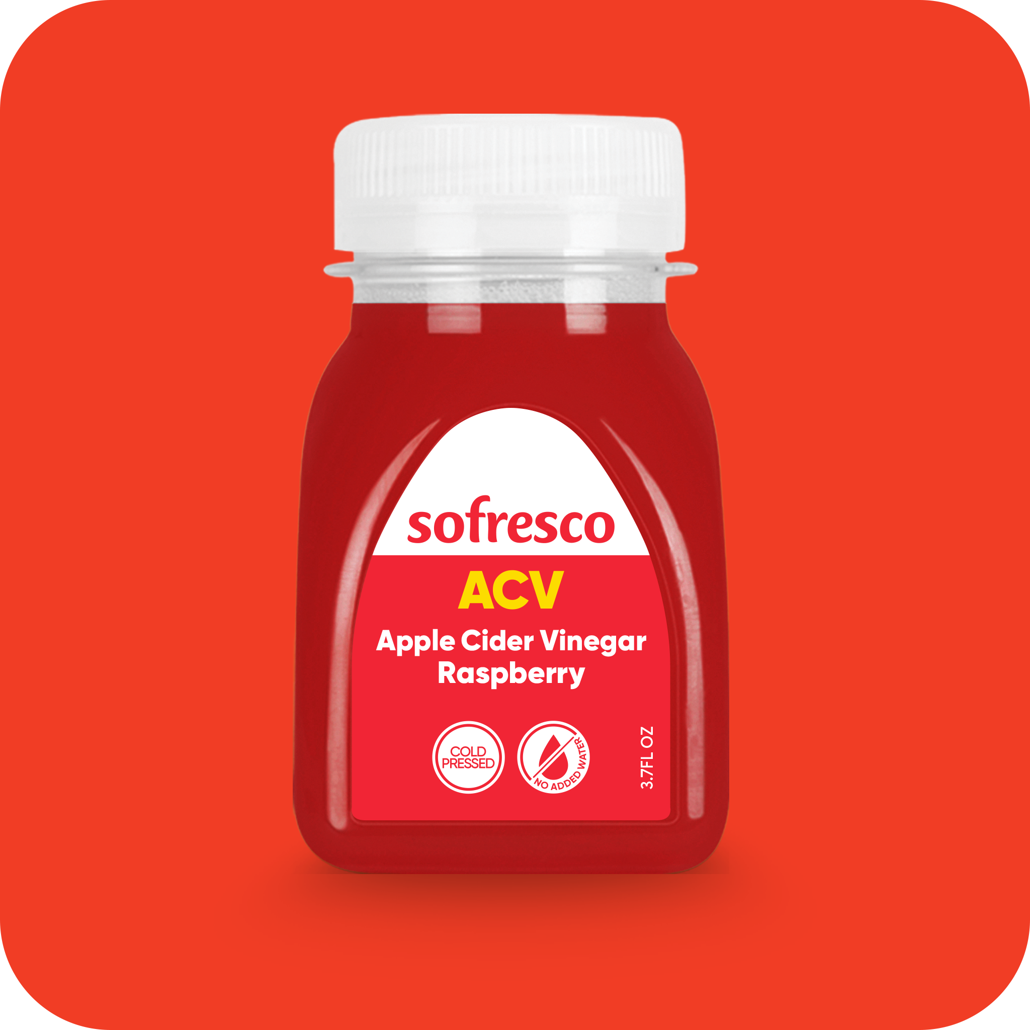 Apple Cider Vinegar Raspberry Shot 3.7oz