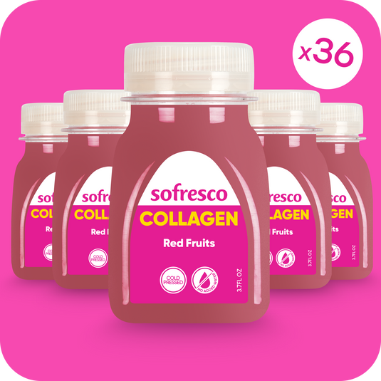 Collagen Shot Red Fruits 3.7oz | Cold-Pressed Juice – Sofresco