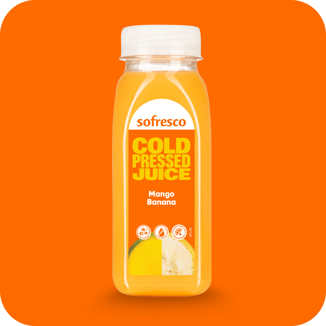 Mango Banana 12oz  | Cold-Pressed Juice