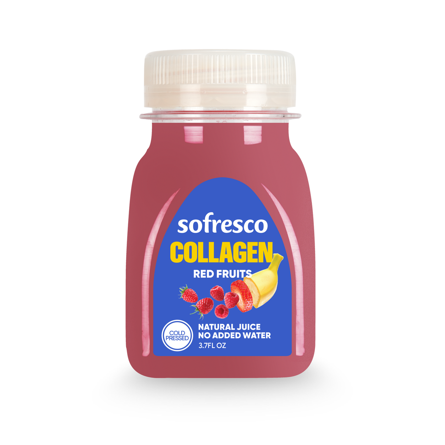 Collagen Shot Red Fruits 3.7oz | Cold-Pressed Juice