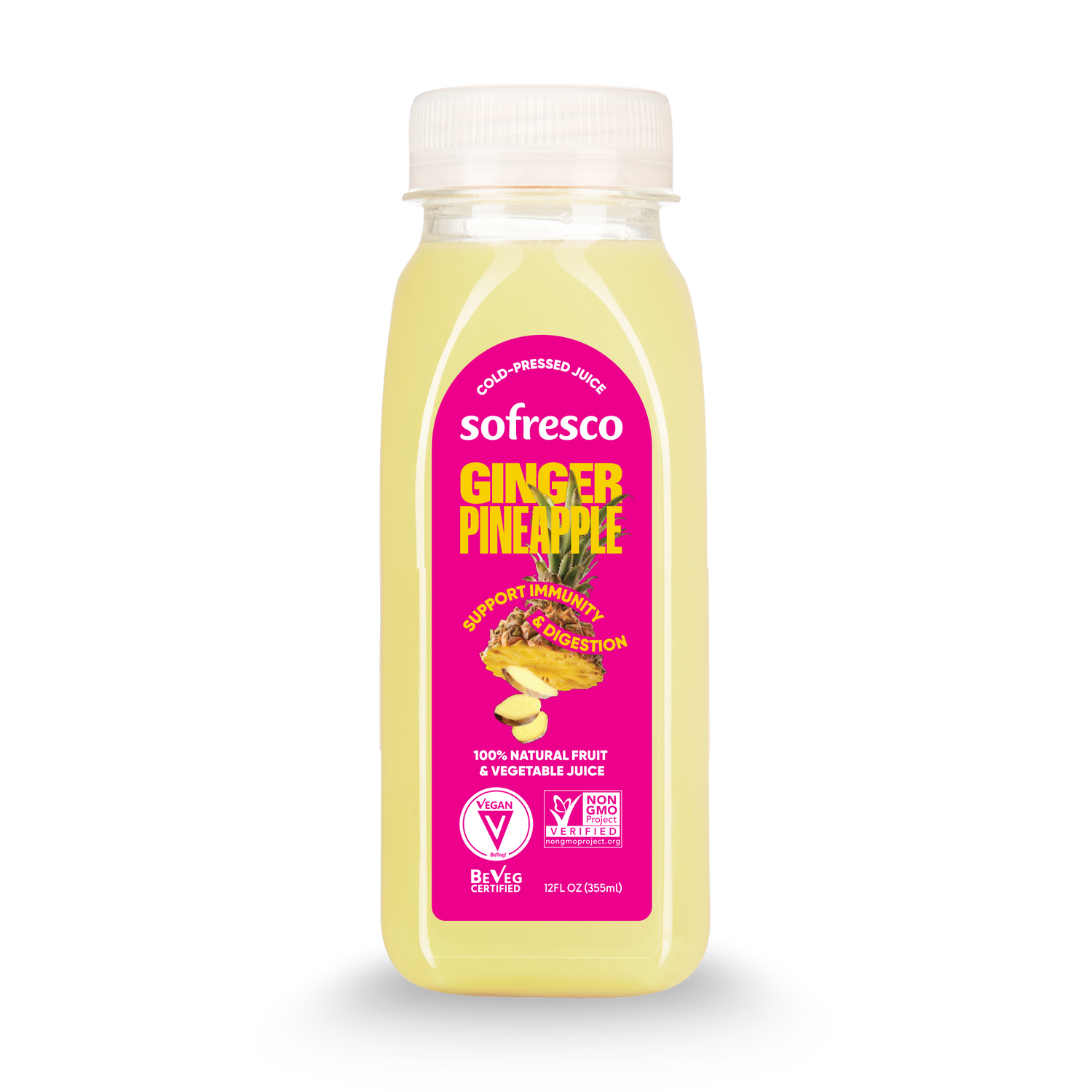 Ginger Pineapple 12oz | Cold-Pressed Juice