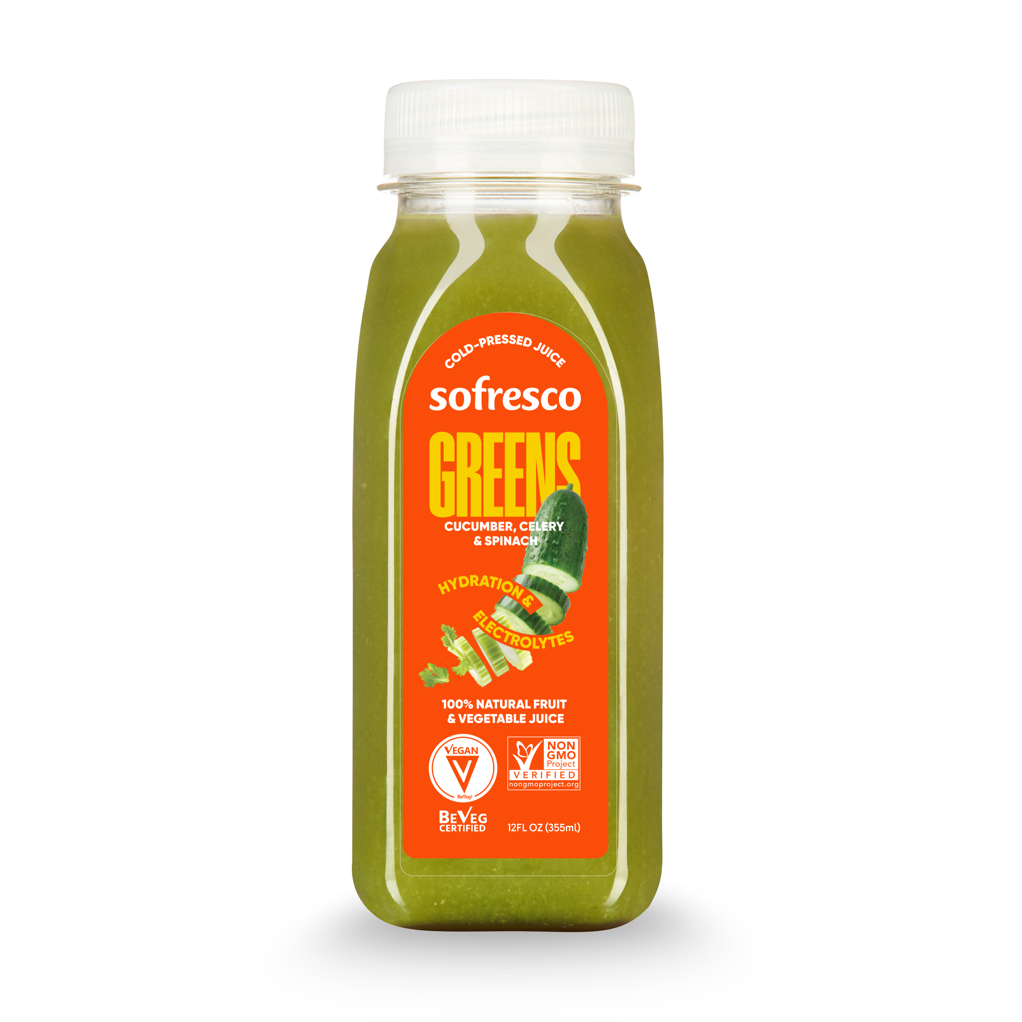 Greens 12oz | Cold-Pressed Juice